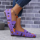 Lichtgewicht Halloween Pompoen Slip-ons - Violet