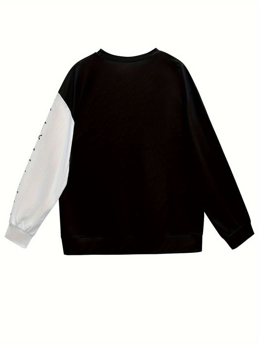 Halloween sweatshirt zwart-wit - Luna