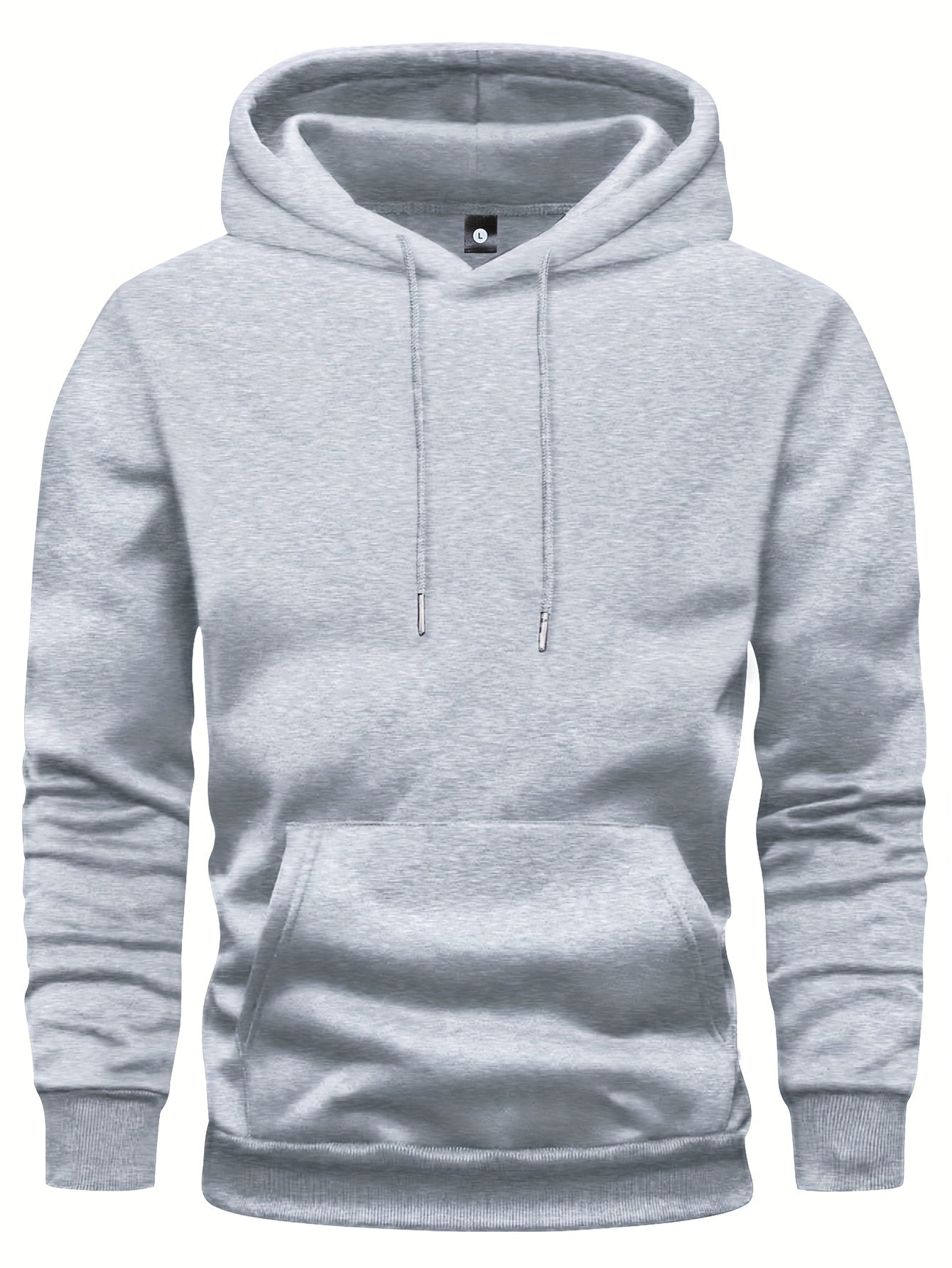 Winter Mode Hoodie - Effen Kleur Met Kangoeroe Zak