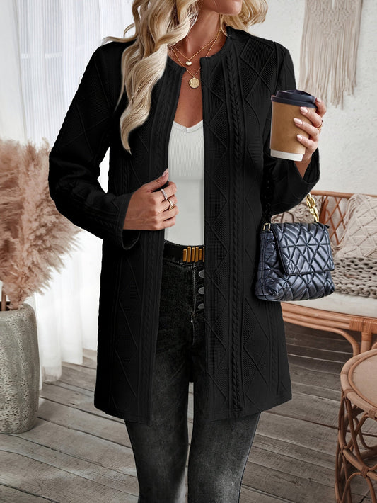 Witte Mid-Length Cardigan - Emma