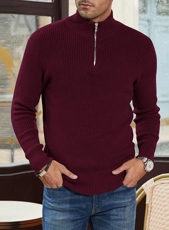 Rits Sweater Groen – Jonas