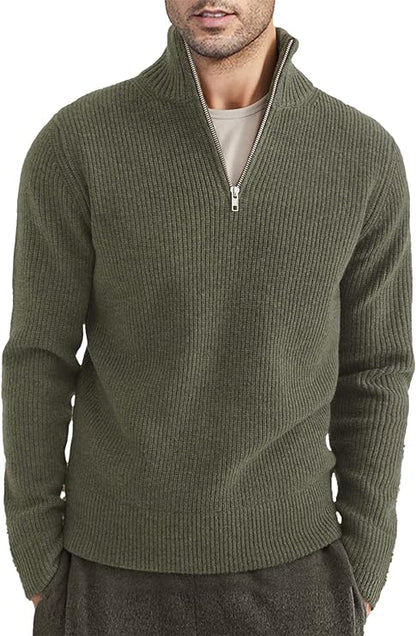 Rits Sweater Groen – Jonas