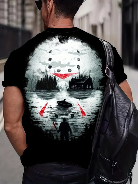 Zwart-wit T-shirt - Jason's wraak