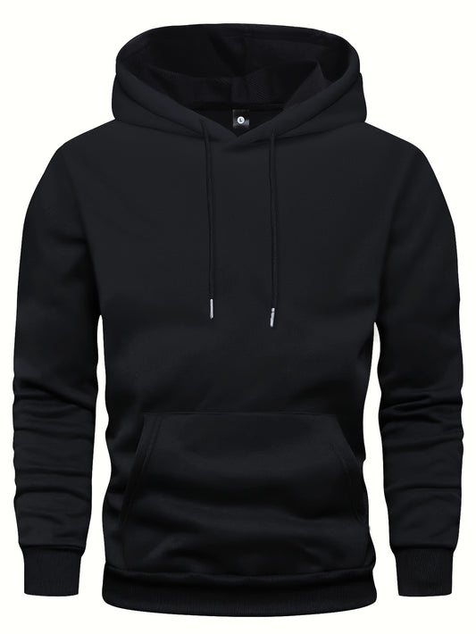 Winter Mode Hoodie - Effen Kleur Met Kangoeroe Zak