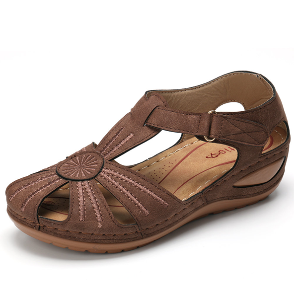 Casual Comfort Wedge Sandalen voor Dames - Blauwe Sandalen