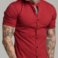 Rood shirt met korte mouwen - Max