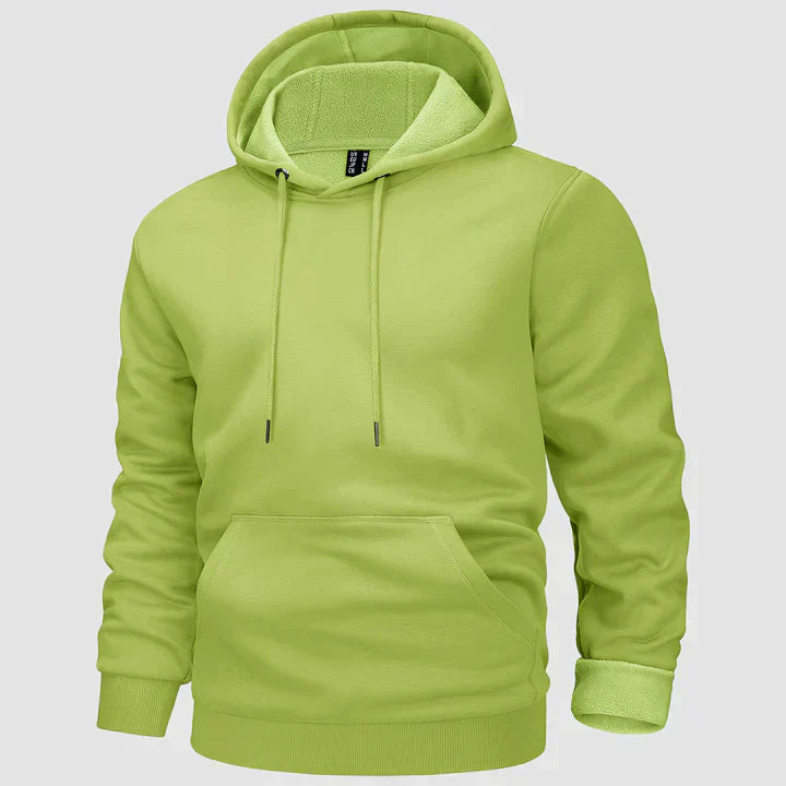 Fleece Hoodie Khaki – Elias