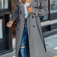 Double-breasted Lange Trenchcoat Met Riem - Emily