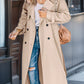 Double-breasted Lange Trenchcoat Met Riem - Emily