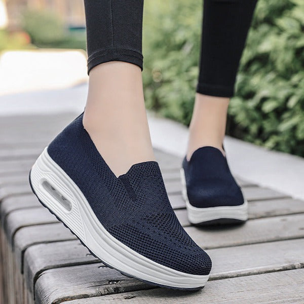 Roze lichtgewicht slip-on sneakers - Sophia