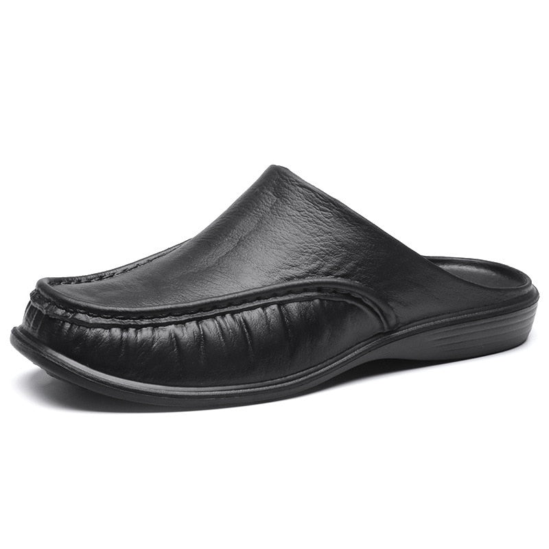 Zwarte herenschoenen met loafer - Maximilian