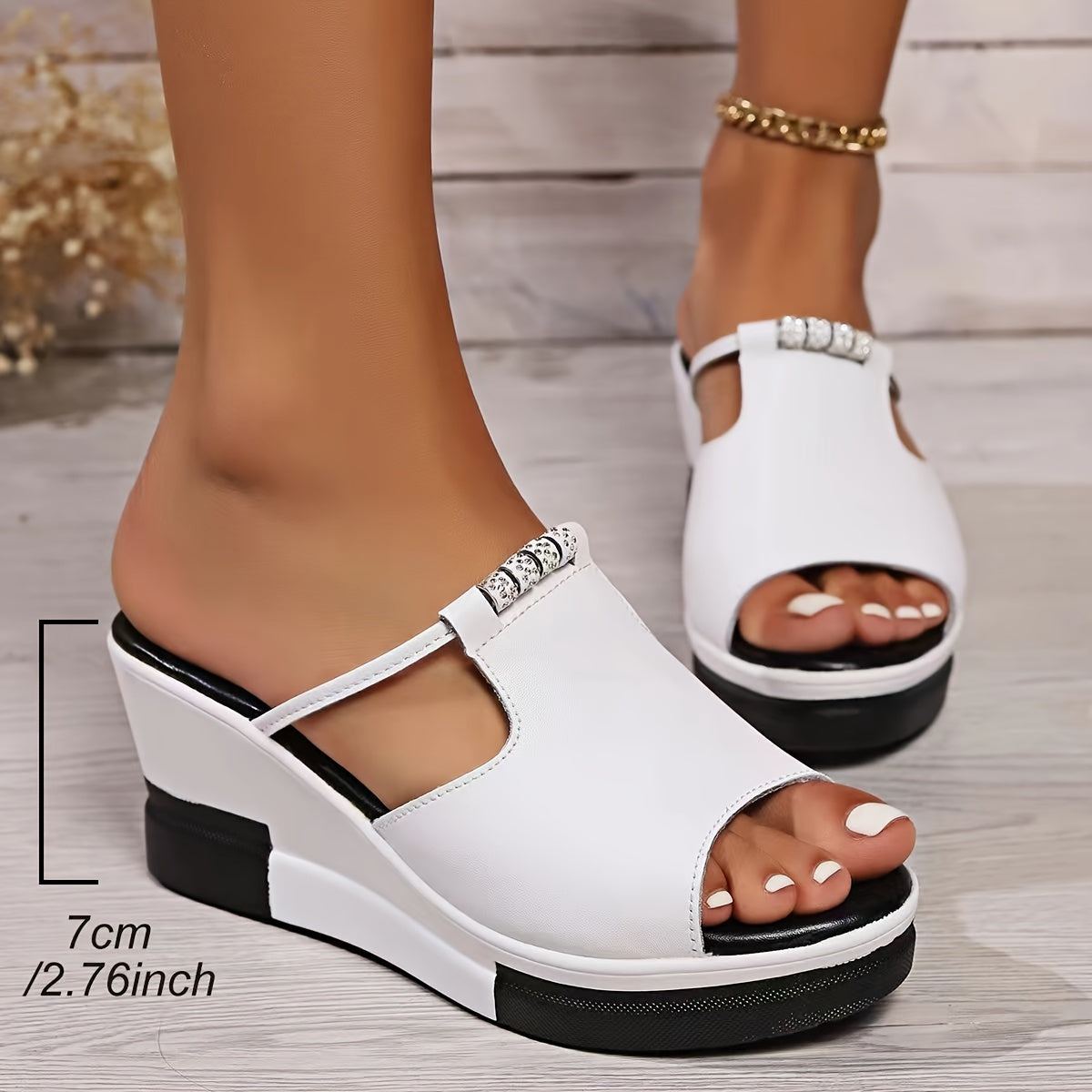 Comfortabele Orthopedische Plateausandalen voor Vrouwen - Elegante Verhoging