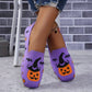 Lichtgewicht Halloween Pompoen Slip-ons - Violet