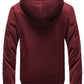 Winter Warme Fleece Jack Met Capuchon - Rood