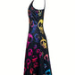 Elegante Schedelprint Jurk - Luna