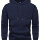 Winter Mode Hoodie - Effen Kleur Met Kangoeroe Zak