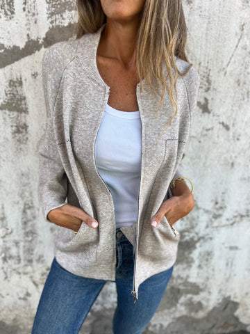 Casual Lange Mouwen Vest - Dames Vest voor Lente en Herfst