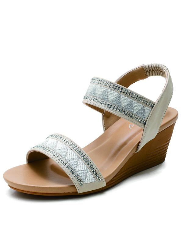 Casual Sandalen met Sleehak - Dames Sandalen voor Lente en Zomer