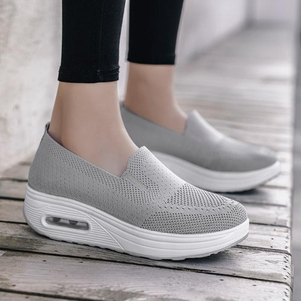 Roze lichtgewicht slip-on sneakers - Sophia