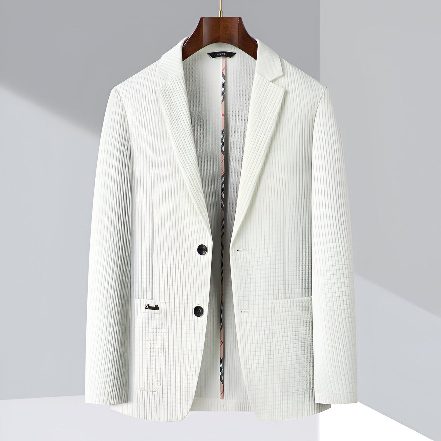 Witte Luxe Blazer -Stefano